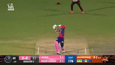 Q2: SRH vs RR – Yashasvi Jaiswal Six