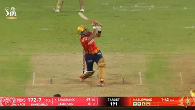 IPL 2025 Final: RCB vs PBKS - Shashank Singh Six