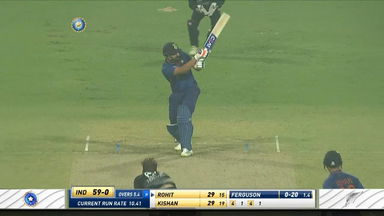 IND vs NZ 2021, 3RD T20I : Rohit Sharma Six