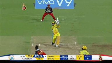 M24: RCB vs CSK – MS Dhoni Six