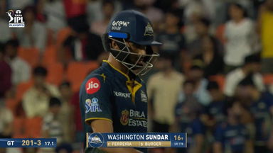 IPL 2026 Q2: GT vs RR - Washington Sundar Wicket