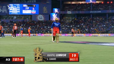 M30: RCB vs SRH – Mahipal Lomror Wicket