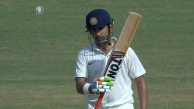Duleep Trophy 2016-17: Ind Red vs Ind Blue - Gautam Gambhir 94 (145)