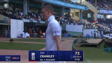 IND vs ENG 2024, 2ND Test: Zak Crawley Wicket
