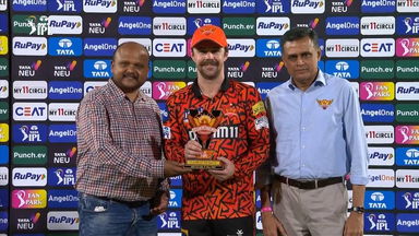 M57: SRH vs LSG – Player of the Match – Travis Head