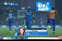 M37: DC vs KXIP – Colin Ingram Wicket