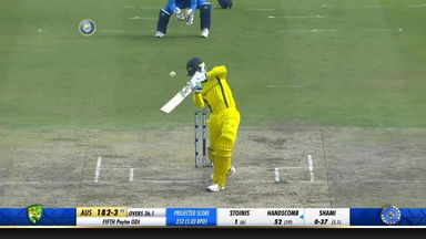 IND vs AUS 2019, 5th ODI: Peter Handscomb Wicket