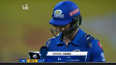 M59: CSK vs MI – Daniel Sams Wicket