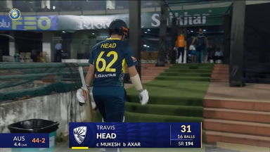 IND vs AUS 2023-24, 4TH T20I: Travis Head Wicket