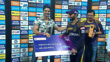 M49: KKR vs RR – Star Plus nayi soch award – Dinesh Karthik