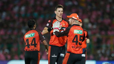4, 4, OUT: Jansen gets the better of the dangerous Jaiswal