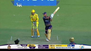 M29: KKR vs CSK – Chris Lynn Six