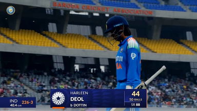 IND-W vs WI-W 2024, 1st ODI: Harleen Deol Wicket