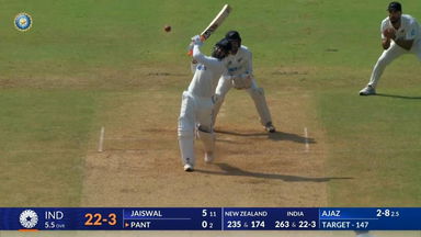 IND vs NZ 2024, 3rd Test: Rishabh Pant Six