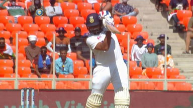 Rohit's double back foot drives for 4s