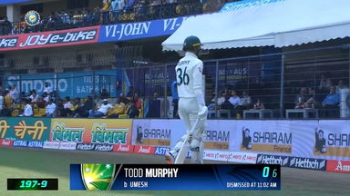 IND vs  AUS 2023, 3RD Test: Todd Murphy  Wicket