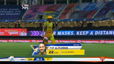 M14: CSK vs SRH – Faf du Plessis Wicket