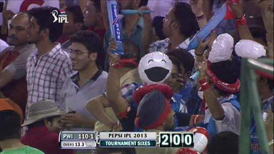 M29: KXIP vs PWI – Yuvraj Singh Six