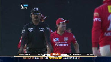 M46: KXIP vs SRH – Shikhar Dhawan Wicket