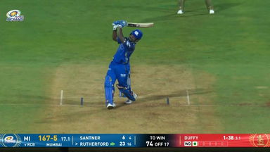 IPL 2026 M20: MI vs RCB - Sherfane Rutherford Six