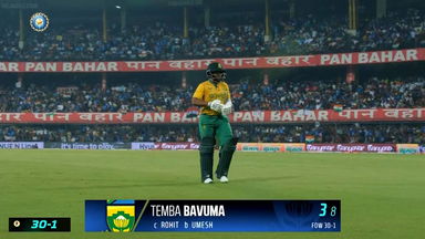 IND vs SA 2022, 3RD T20I: Temba Bavuma  Wicket
