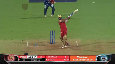M64: PBKS vs DC – Jitesh Sharma Six