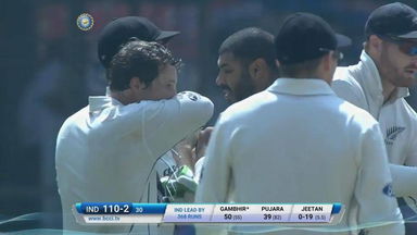 India vs NZ 2016, 3rd Test: Ind 2nd Innings Fall of Wickets