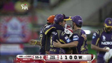 M57: KXIP vs KKR – Glenn Maxwell Wicket