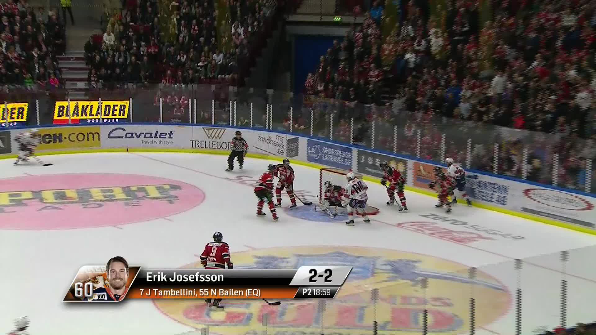 Malmö Redhawks - Växjö Lakers 2-2