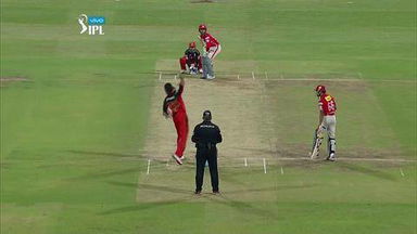 M50: RCB vs KXIP – KC Cariappa Six