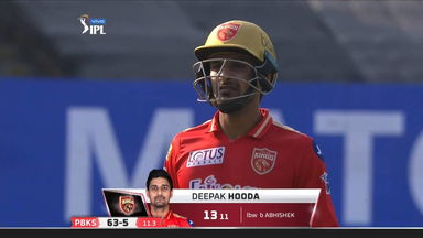 M14: PBKS vs SRH   – Deepak Hooda Wicket