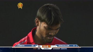 M28: GL vs KXIP – Dwayne Smith Six