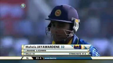 5TH ODI: IND vs SL – Mahela Jayawardene Wicket