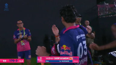 IPL 2026 M36: RR vs SRH - Vaibhav Sooryavanshi Wicket