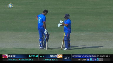 SMAT 2023 QF 3: Sarfaraz Khan's crucial support act of 33(22)