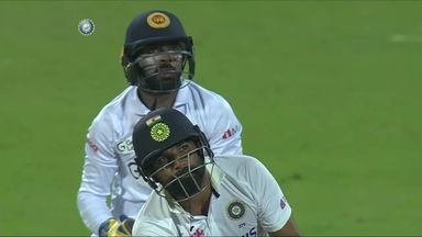 IND vs SL 2022, 2nd Test, Day 2: Mohammad Shami Six