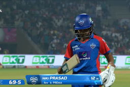 Wicket: Match 11, Delhi Capitals vs Royal Challengers Bengaluru, WPL 2026: Niki Prasad Wicket