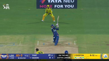 IPL 2025 M30: LSG vs CSK - Ayush Badoni Six