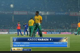 IND vs SA 2022, 3RD T20I: Kagiso Rabada Wicket