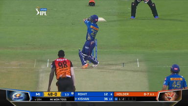 M55: SRH vs MI – Ishan Kishan Six