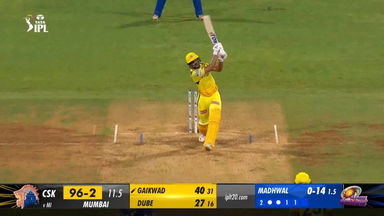 M29: MI vs CSK – Ruturaj Gaikwad Six