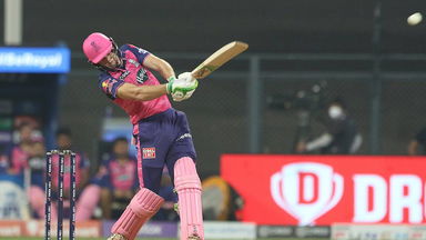 Hammered: Buttler’s twin sixes against Khaleel