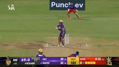 M10: RCB vs KKR – Sunil Narine Six