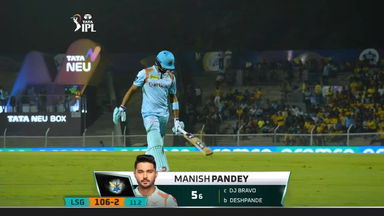 M07: LSG vs CSK – Manish Pandey Wicket