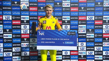 M12: CSK vs RR – CRED Power Player of the Match –  Sam Curran