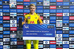 M12: CSK vs RR – CRED Power Player of the Match –  Sam Curran