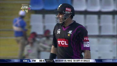 CLT20 2013 Q5: KM vs FW – Man Of The Match – Misbah-ul-Haq