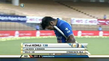 4TH ODI: IND vs SA – Virat Kohli Wicket