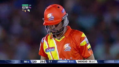 Q2: MI vs LIO –  Ahmed Shehzad Six
