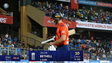 IND vs ENG 2025, 5th T20I: Jacob Bethell Wicket